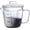 16 fl oz, variant on Glass Measuring Cup with Lid, Graduated Beaker Mug with Handle, Borosilicate Glass V-Shaped Spout Microwave Safe Scales Milk Cup for Cooking Baking (1cup/8oz/250ml)