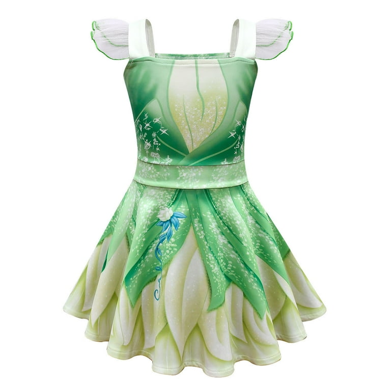 Girls Short Sleeve Princess Dress Tina/Jasmine/ Rapunzel Fancy Birthday  Cosplay Costume - Walmart.com