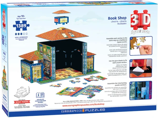 3D Book Shop 1389 PC Puzzle