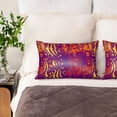 thumbnail image 2 of Bingfone Bright Textured Animal Print Satin Pillowcase for Hair - Standard Size with Zipper Silky & Soft Pillow Covers,20x30 Inches-No pillow core, 2 of 6