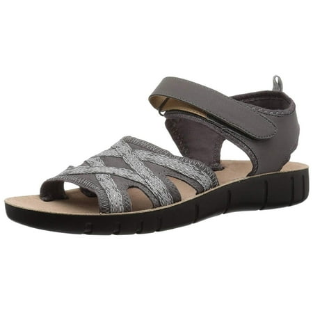 - Lifestride Womens Juno Open Toe Casual Slingback Sandals