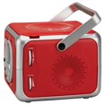thumbnail image 2 of Jensen CD-555RS Red CD Bluetooth Boombox Sistema de música Bluetooth portátil con reproductor de CD +CD-R/RW y radio FM con entrada auxiliar y conector para auriculares Edición limitada (rojo), 2 of 5