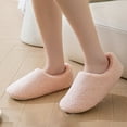 thumbnail image 4 of Slippers for Women,Lined Closed Back Slippers Cozy Indoor Outdoor Shoes With Memory Foam Comfort Cushion For Warmth And Relaxation,Womens Slippers,Pink,9-10, 4 of 7
