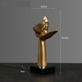 thumbnail image 1 of Estatuas de máscara abstracta de resina, figuritas en miniatura europeas para Interior, hogar, oficina, estudio, figura de escritorio, adorno, regalo de decoración, 1 of 5