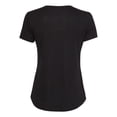 thumbnail image 3 of Boxercraft T27BLK Ladies Caged Front Tee,Black,M, 3 of 5
