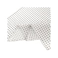 thumbnail image 5 of INSPIRE CHIC Women Polka Dots Cotton Linen Scarves, Retro Solid Color Plain Square Neckerchief Neck Scarf 22.8x22.8" Light Khaki-More Dots, 5 of 6