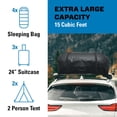 thumbnail image 4 of Bolsa de transporte de carga Reese para techo, impermeable, 15 litros, para coches y SUV, 4 of 7