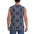 thumbnail image 4 of Daiia Geometry Flower Printed Men's Tank Tops,Casual Soft Sleeveless Gym Muscle Shirts Bodybuilding Tee-XX-Large, 4 of 8