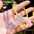 thumbnail image 4 of 5Pcs/Set Women Hair Ties, Fashion Colorful Elastic Geometric Hair Bands for Gifts Daily Wear, 4 of 8