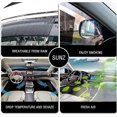 thumbnail image 5 of Exquisite Car Window Wind Deflectors for Kia Optima MK4-JF 2016-2019, Side Windows Rain Shield, Tinted Sun Visor Smoke Protector Guard, Auto Glass Awn, 5 of 5