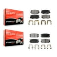 thumbnail image 1 of Positive Plus Front Rear Semi-Metallic Brake Pads Kit for Car Chevrolet Equinox GMC Terrain KPF-100178, 1 of 8