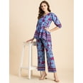 thumbnail image 2 of Moomaya Printed 2 Pcs Coord Set For Women, Cotton Top With Pants For Summers, 2 of 9