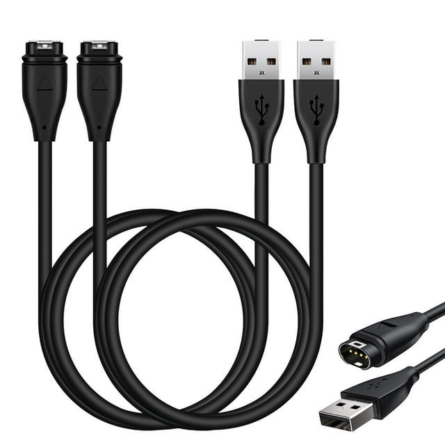 Triangle Shaped Charging Set with 100cm Length for Smartwatches Convenient and Durable Charging Solution for Your Smart Devices Pack of 2