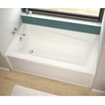 thumbnail image 3 of Maax 106221-L-001 Exhibit 66" Alcove Acrylic Soaking Tub - White, 3 of 4