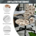 thumbnail image 3 of HELLHERO Horse Cactus Cowboy Print Office Chair Cover Set, Breathable Decorative Computer Chair Cover with Armrest Covers, Desk Chairs Slipcover, Easy Install, 3 of 6