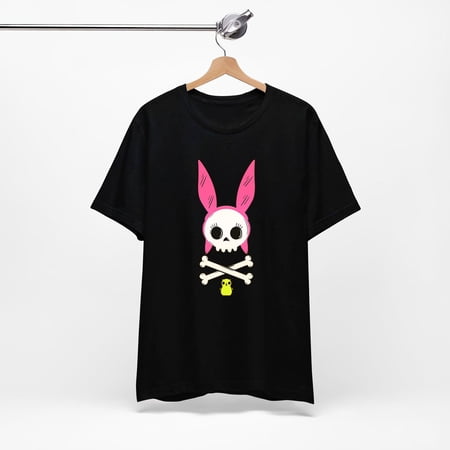 ONE CIEN UNISEX T-SHIRT Bob's Burgers Louise Belcher Skull T-Shirt, Men's Women's All Sizes (hm-151) HOT SALE - NEW - INSTOCK!
