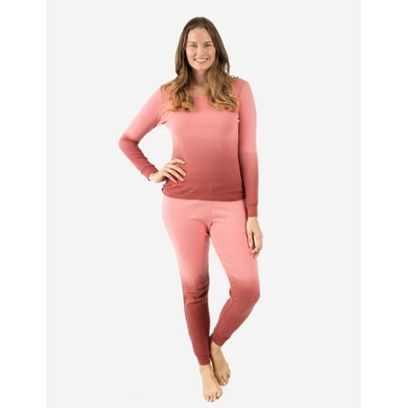 

Leveret Womens Two Piece Cotton Pajamas Pink Tiedye L