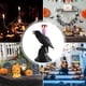 thumbnail image 2 of Lámpara de Cuervo Negro - Candelabro de Halloween Luz de Cuervo, decoración de lámparas de Mesa de pájaros, decoración de luz de Cuervo, lámpara de pájaro de Resina Vintage para Sala, 2 of 5