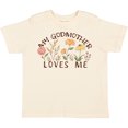 thumbnail image 3 of Inktastic My Godmother Loves Me Boys or Girls Toddler T-Shirt, 3 of 5