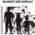 thumbnail image 4 of Flannel Fleece Cow Print Blanket Twin Size, Super Soft Cozy Plush Cow Blankets, Lightweight Microfiber Cow Print Throw Blanket for Couch Sofa Bed 60"x80", 4 of 6