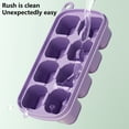 thumbnail image 6 of opvise Ice Cube Mold Food Grade Non-stick Multi-compartment Multipurpose Eco-Friendly Quick Release 8 Grids Ice Cube Maker Tray, 6 of 10