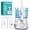 Off-White, variant on COSLUS EX2 Water Flosser for Teeth,Water Dental Flosser Pick for Teeth,2 Modes & 12 Pressure Settings,600ML,5 Jet Tips for Multiple Users ,White
