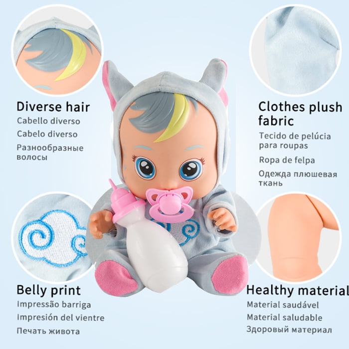 8 inch Crying Baby Doll Updated Dreamy Baby Doll Children s Gifts