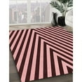 thumbnail image 2 of Ahgly Company Indoor Square Patterned Pastel Pink Area Rugs, 5' Square, 2 of 6