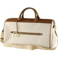 thumbnail image 3 of Michael Kors Womens Extra Large Top Zip Duffle Bag (Vanilla) MK Signature, 3 of 5