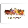 DESIGN ART Designart - San Antonio Skyline - Cityscape Canvas Artwork Print Small