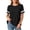 Black, variant on TGSLY Women's Eyelet Lace Trim Linen Tops Lightweight Crew Neck Solid Color Cotton Blouses Relaxed Dressy Casual Short Sleeve T-Shirts XXXL
