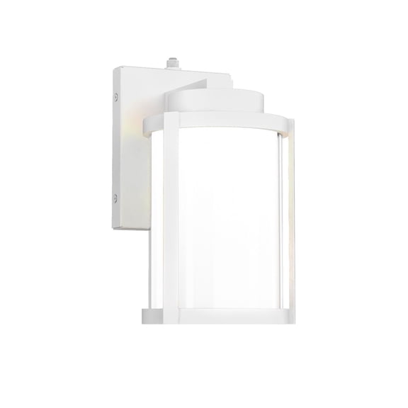 WS-W250110-CS-WT WAC Limited Lantern - 11W 1 LED Outdoor Wall Mount-5.38 Inch Tall and 10 Inch Wide-White Finish