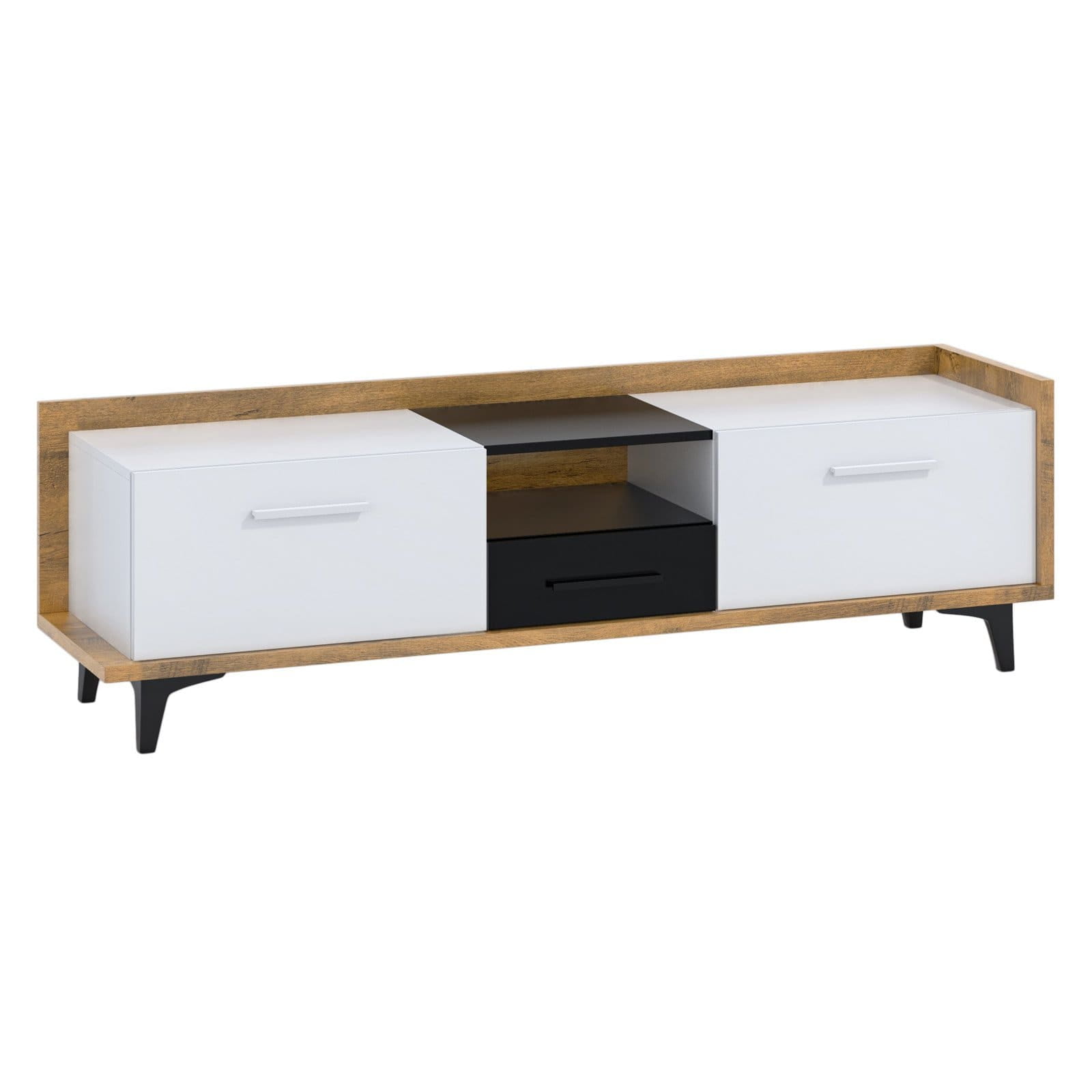 Furniture Agency Box 65 in. 2 Cabinet TV Stand - Walmart ...