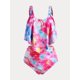 thumbnail image 1 of Traje de Tankini Talla Extra Acolchada Rosegal Camisetas tallas grandes, 1 of 2