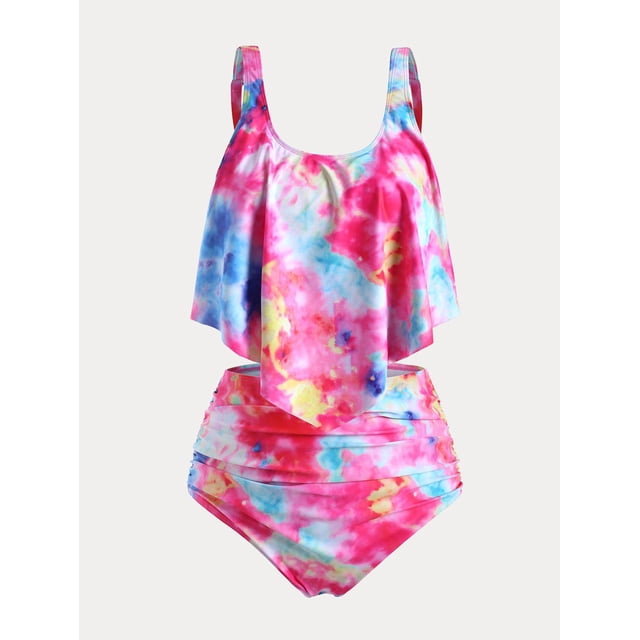 Traje de Tankini Talla Extra Acolchada Rosegal Camisetas tallas grandes