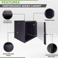 thumbnail image 2 of NavePoint 12U Wall Mount Network Server 600mm Depth Cabinet Rack Enclosure Glass Door Lock, 2 of 5