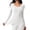 A036 White, variant on Auralook Long Sleeve Undershirt for Women Soft Round Neck Thermal Shirts Base Layer Warm Bottom Tops