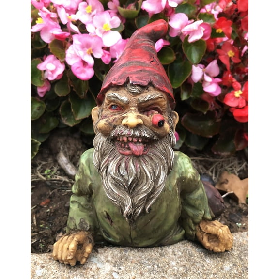 Ebros Gruesome Crawling Zombie With Peeling Eye & Broken Bones Decorative Figurine 7"H