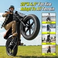 thumbnail image 5 of TST Electric Bike for Adults, 48V/40AH Battery, 20"x4" Fat Tire, 750W Motor Off-Road E Biker, UL2849, 5 of 8