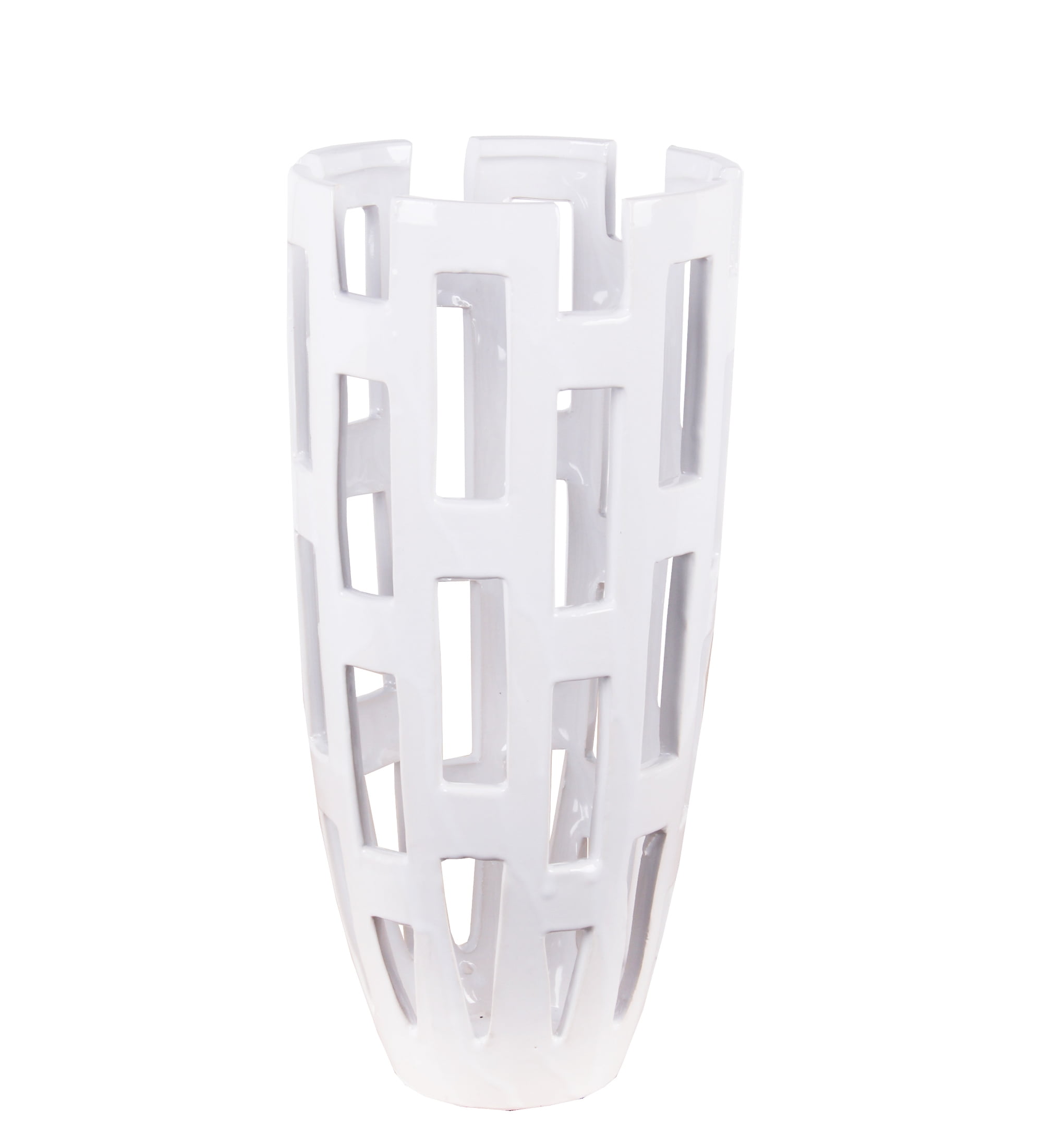 Small White Ceramic Vase