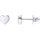 thumbnail image 1 of Pendientes delicados para mujer chapados en oro de 14 quilates con forma de barra, punto, corazón, triángulo, estrella y gato, 1 of 4