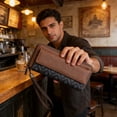 thumbnail image 4 of Decoration A Large Capacity Zipper Handbag That Combines European Style With Retro., 4 of 6