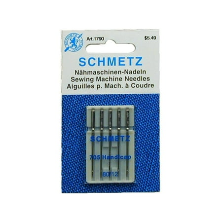 UPC: 0036346317908 | Schmetz Needle Self Threading Size 80/12 5pc