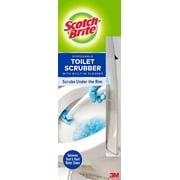 Scotch-Brite Disposable Toilet Scrubber Starter Kit Includes 1-Handle with Storage Caddy and 5 Disposable Refills