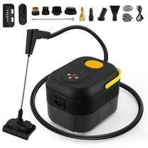 ALILYY Handheld Steam Cleaner for Home,Steamer for Cleaning,47.3oz Water Tank,Portable Steam Cleaner with 13 Accessories for Home Cleaning,Grease,Floor,Couch,Window,Car Seat,Tile,Grout,Black