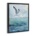thumbnail image 2 of Stupell Industries Coastal Seagull With Black Tips Black Floating Frame Canvas Art, 17 x 21, by Franklyn Gregory, 2 of 8