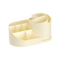 thumbnail image 1 of Organisateur de Maquillage Transparent - Boîte de Rangement Compacte pour Pinceaux et Rouges à Lèvres, 1 of 6