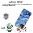 thumbnail image 4 of Blue Swirl Case for iPhone 12 Pro Max ,Aesthetic Art Design Pattern TPU Shock Proof Cover Case, 4 of 5