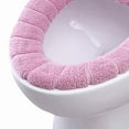 thumbnail image 3 of Wosthever Gran oferta, cómoda funda de asiento de inodoro de terciopelo Coral para baño, funda de inodoro de invierno, alfombrilla para inodoro Juegos de accesorios de baño rosado, 3 of 6