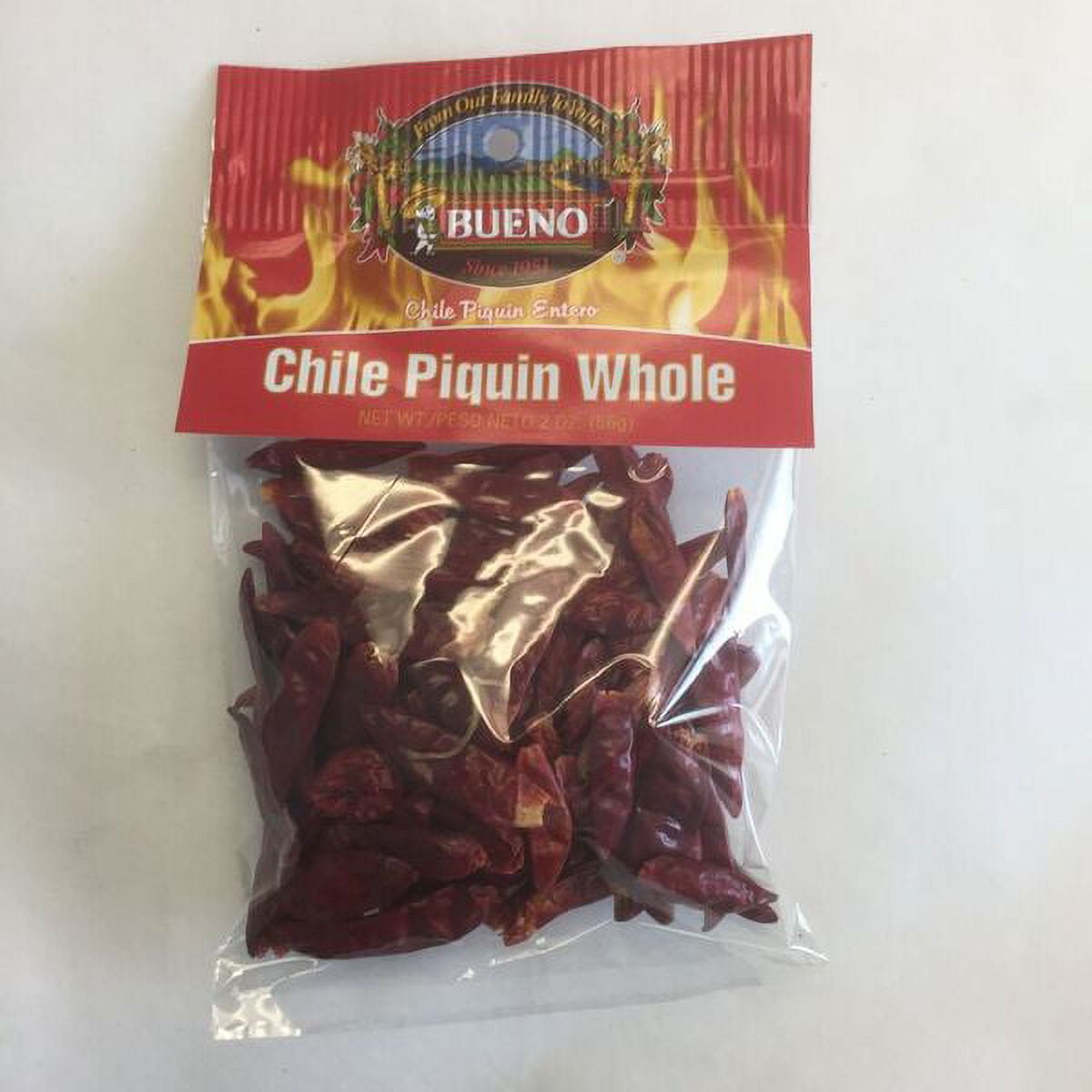 Bueno Foods Whole Red Chile Piquin, 2 oz